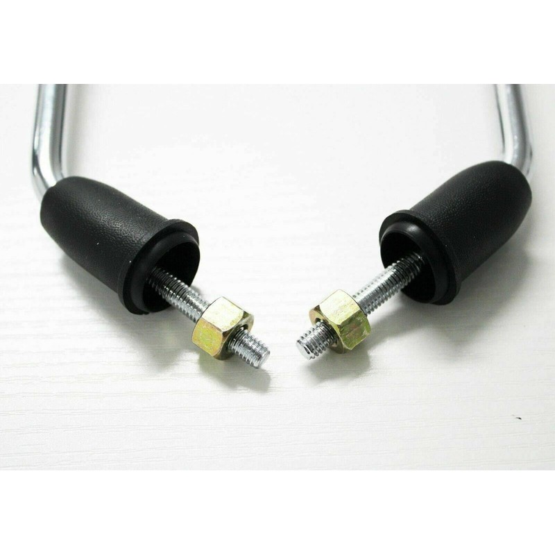 TDR Pair 6mm Thread Rear View Mirrors Motorcycle Scooter E-Bike