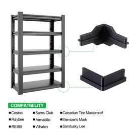 YINARONG Post Insert Corner Connector, Feet, and Caps Compatible Shelving - Durable, Easy Installation, Compatible with Costco, Shelving Units