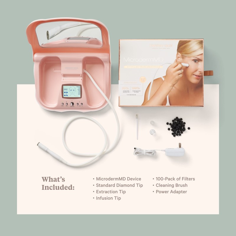Trophy Skin MicrodermMD - At Home Microdermabrasion Kit - Anti