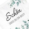 Pack of 40 Serviettes Schön Dass Du Da Bist, Eucalyptus