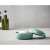 LaaSong Soap Holder Travel Case Portable Round Soap Dish with