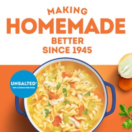 SWANSON S 100% Natural Unsalted Chicken Broth, 32 oz Carton (12 Pack)