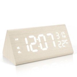 Digital Alarm Clocks for Bedrooms - Digital Clock Large Display, Bedside Clock with LED Display for Bedroom, Travel, Office