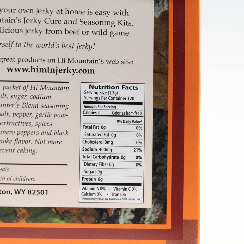 Hi Mountain Jerky Seasoning and Cure Kit | HUNTERS BLEND