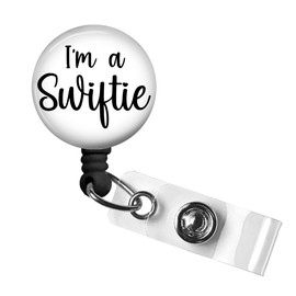 Funny Saying Retractable Badge Reel with Alligator Clip，Name Nurse ID Card Badge Holder Reel, Decorative Custom Badge Holder