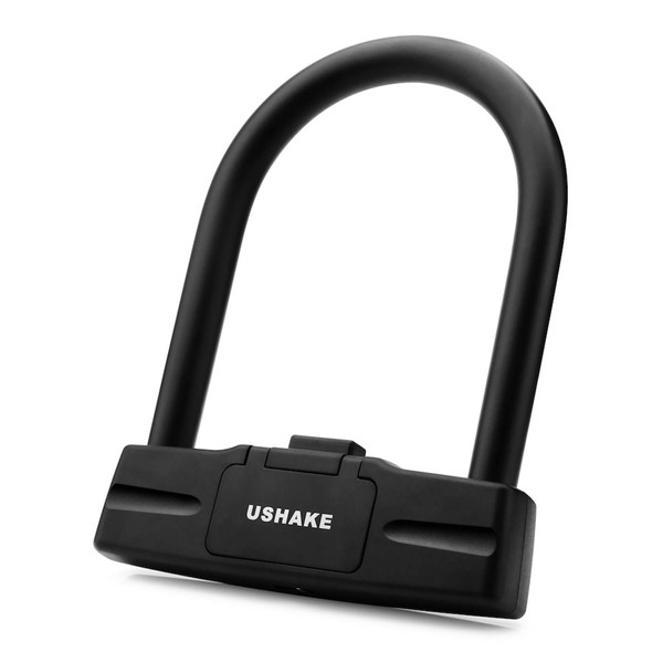USHAKE Bicycles U Lock, Heavy Duty Bike Scooter Motorcycles Combination