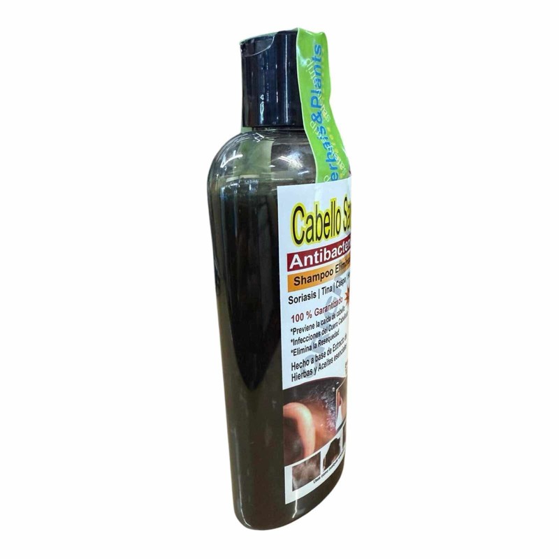 Cabello Sano ANTIBACTERIAL Shampoo Anti Dandruff Psoriasis Caspa 8 oz.