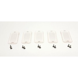 BROCK'S VISOR PARTS (5) New Fits Lund Lunar Cab Moon Sun Visor Replacement Light Lens Lenses (Clear)