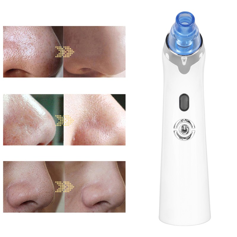Pore Vacuum Blackhead Remover USB Rechargeable Strong Suction Electric Comedone