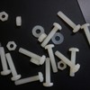 50 x Nylon Flat Head Cross Head Plastic Machine Screws