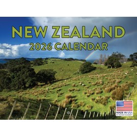 New Zealand Calendar 2026 Monthly Wall Calender 12 Month | American Made In The USA
