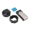 Aluminum Cue Chalk Holder Clip Octagon 2 Layers Silent Billiard