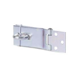 Gah-Alberts security closing hasp, yellow galvanised, 348359