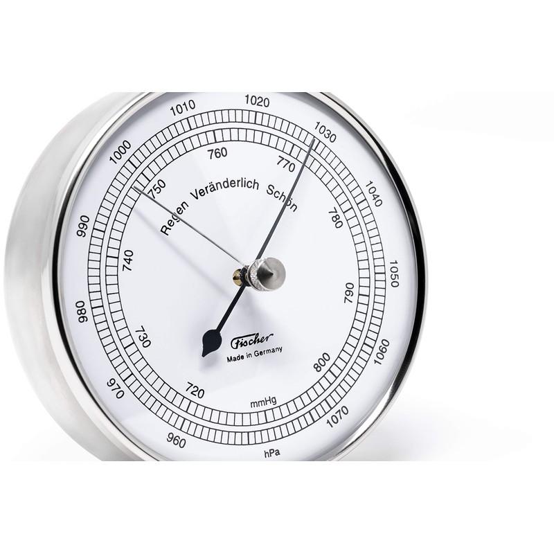 Fischer Barometer Case, Stainless Steel, 30 x 10.3 x 30