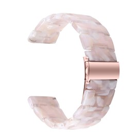 TenCloud Resin Watch Band intended for Fitpolo Smart Watch IDW13 Smartwatch Bands Lightweight Wristband Compatible with Fitpolo Smart Watch 1.8" (Pink Flower)