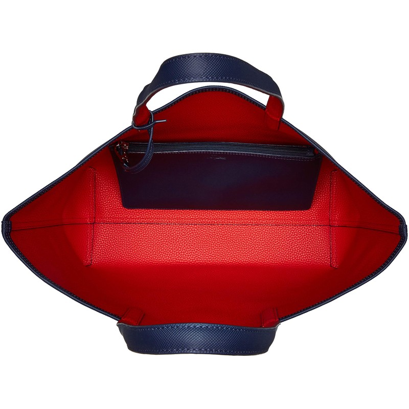 Lacoste Women's Anna Reversible Tote Bag, Violet/Red, One Size