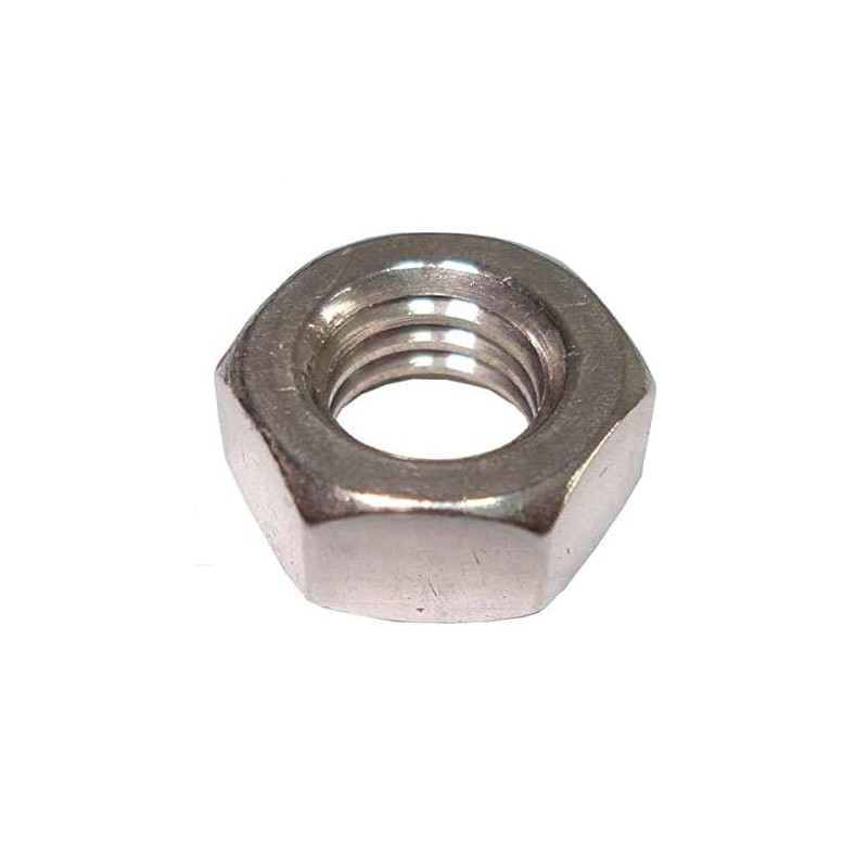 UNC Hexagon Full nut 1/4 inch -20 A4 Stainless Steel
