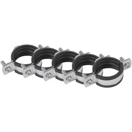 Repa Market 3/4" Inch Pack of 5 Adjustable Split Ring Pipe Hanger Clamp – Heavy-Duty Pipe Bracket Support – Adjustable Clamps for Plumbing & HVAC – Screw Clamps Fit Copper, PVC, Steel Pipes