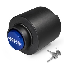 Kukoofyer Trailer Lock - Heavy Duty Steel Security Trailer Hitch Locks,2-5/16 Inch Coupler Fit,Anti-Theft Weatherproof for RVs,Trailers,Campers,Boats & Pickup Trucks