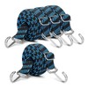 MOLADRI Heavy Duty Adjustable Bungee Cords with Double Hooks Set,80"