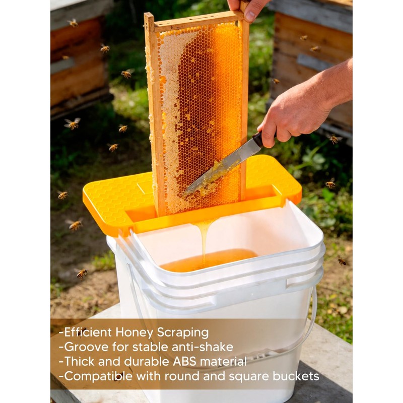 Duesu Honey Uncapping Tank Holder for 5 Gallon Round and