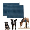 Horse Scratching Post Pad 2-Pack, Dog Scratch Pad, Cow Scratching