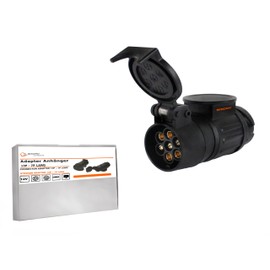Car Adaptor 13 to 7 Pin Trailer 12 V Long Adaptor Piece Trailer Adapter Plug Towing Hitch Trailer