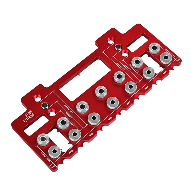 Cabinet Handle Pitch Hardware Jig Kit Woodworking Drawer Door Jig