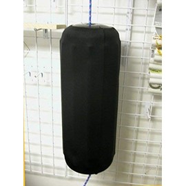 Bumper Buddies Boat Fender Cover (2 per pkg) Fits Taylor Made Big B #3 (10"x26") Center Rope Tube Boat Fender. by Kansas Creations (Black)