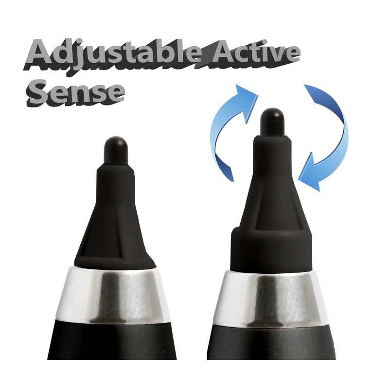 Navitech Black Fine Point Digital Active Stylus Pen Compatible With