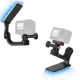 Magnetic Camera Mount Strong Magnetic Mount with 360° Rotation Ball Head, Built-in 8 Magnets, Compatible for GoPro Hero 13/12/11/10, DJI Osmo Action Camera, Pocket 3 and More