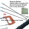 12 in Carbide Rod Saw Blade x 3pk 300mm Tungsten