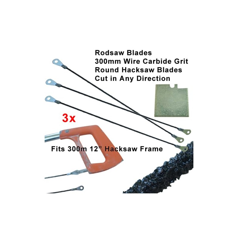 12 in Carbide Rod Saw Blade x 3pk 300mm Tungsten