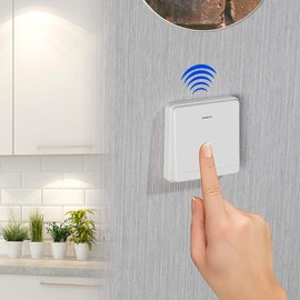 CASAcontrol Accessories for Ceiling Light Wireless Switch: Built-in Radio Switching Module for Kinetic Wireless Buttons, up to 200 Watt (Lamp Holder with Radio Switch, for Lamps, Radio Receiver)
