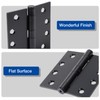 TDCHINGES Exterior 4x4 Inch Door Hinges 3.3mm Thick Heavy Duty