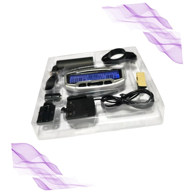 Sosoport Digital Bike Computer with Speedometer Tachometer Back Light Functions