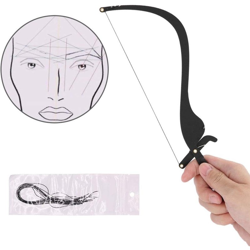 Nueva regla de marcador de línea Microblading, Eyebrow con 10pcs