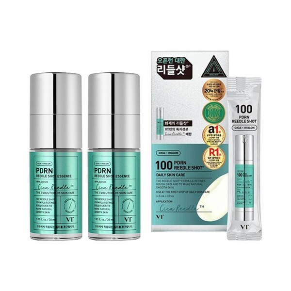 VT PDRN Riddle Shot Essence 30ml x2 + 100 Ampoule