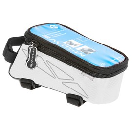 M-Wave Bicycle Cycling Top Tube Bag, White