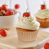 Caperci 500 Count Mini Cupcake Liners Natural Muffin Liners Greaseproof