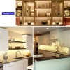 JUNWEN 50ft Warm White Led Strip Lights, 12V Waterproof Flexible