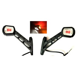 MelTruck® 2x LED Outline Light Position Light Pendant Long Arm Marker Light L+R