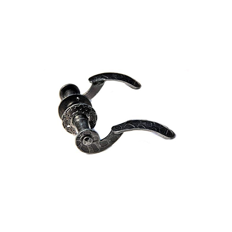 UHRIG Door Handle in Retro Look - Wrought Iron Handle