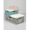 Caja Almacenamiento Mediana Cajón Plegable Modular Apilable