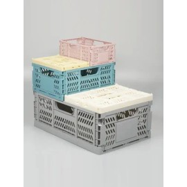 Caja Almacenamiento Mediana Cajón Plegable Modular Apilable