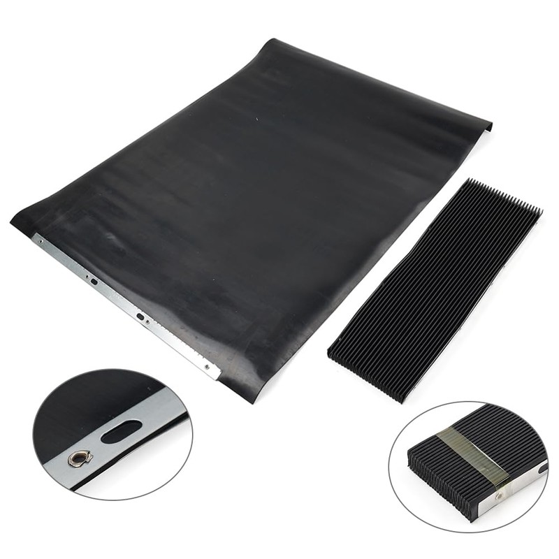 Bacar CNC Milling Machine Accordion Dust Cover, Rubber Foldable Mill