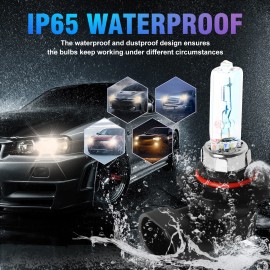 SHENKENUO For Toyota Highlander 2014-2019 Halogen Headlight + Fog Light Bulbs Combo Kit