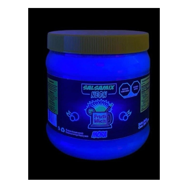 Fruti Mich Escarchado sabor Mora Neón Para Bebidas Frutimich 1.1kg