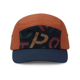 Clape 5 Panel Cap for Large Head Quick Dry Baseball Cap Mens Women Lightweight Adjustable Running Cap Outdoor Sport Hat UV Protection Low Profile Orange BSSC2513