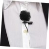 BIUDECO 2pcs Microphone Windproof Plush Covers Protective Windscreen for Lapel